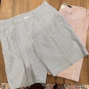 Size 33 seersucker shorts